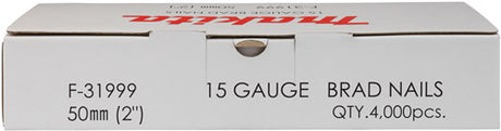 Makita accessoires makita f-31999 brad 50mm 1,4x1,8mm