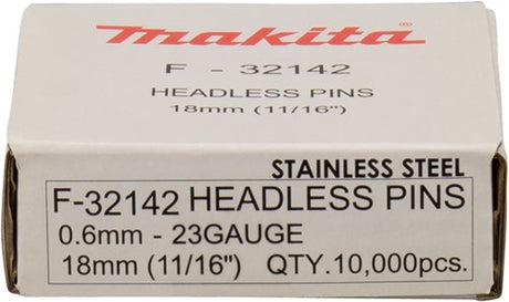 Makita accessoires makita f-32142 pin vk 18mm rvs