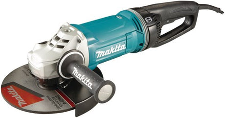 Makita ga9071x1 | vinkelsliber | 230v | 230 mm | 2800 watt med låseafbryder | med d-håndtag - ga9071x1