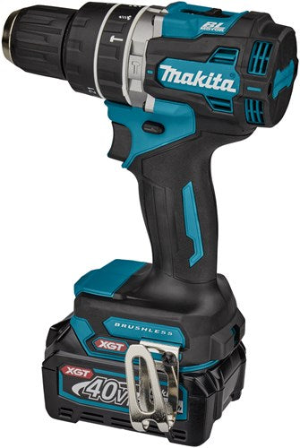 Makita hp002gd201 | 40v max slagbore-/skruetrækker | 2,5 ah batteri (2 stk) + hurtigoplader | i mbox - hp002gd201