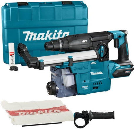 Makita hr008gz03 batteri kombihammer | 40v maks. | sds-plus | ekskl. batterier og oplader | med støvudsugning | i plastkasse - hr008gz03