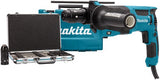 Makita hr2630tx12 kombinationshammer | sds-plus | med udskifteligt borehoved 800w 2.4j + 17-delt boremejselsæt - hr2630tx12