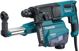 Makita hr2652j 230 v kombinationshammer | sds-plus | med støvudsugningsenhed i mbox - hr2652j