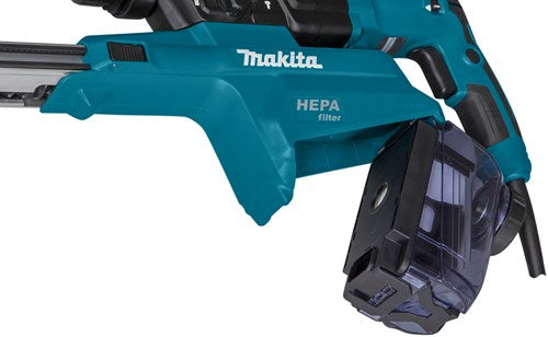 Makita hr2652j 230 v kombinationshammer | sds-plus | med støvudsugningsenhed i mbox - hr2652j
