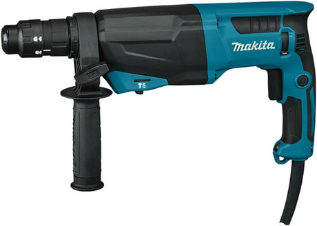Makita hr2670ft kombinationshammer | sds-plus | med udskifteligt borehoved | 800w 3.0y - hr2670ft