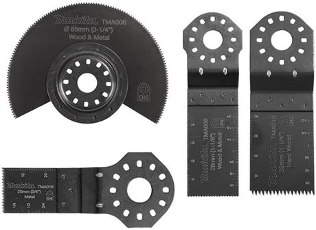 Makita dyksavklingesæt indhold tma009, tma010, tma016, tma006.