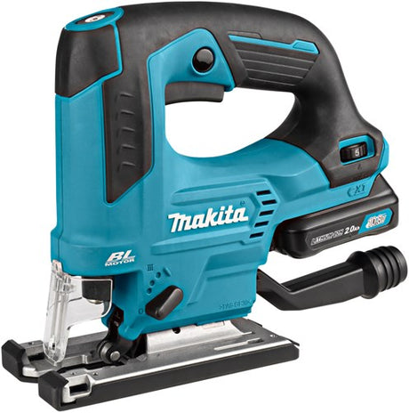 Makita jv103dsaj 10,8v stiksav d-håndtag 2,0 ah batteri (2 stk), oplader, mbox