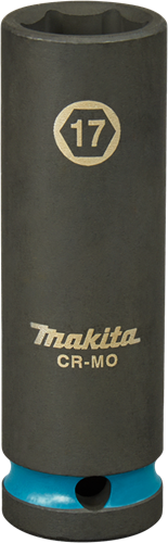 Imp Makita slagfatning akt sort, 1 2 17mm lang - e-16477