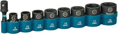 Imp Makita stikdåsesæt akt sort, 3 8 9-delt - e-16639