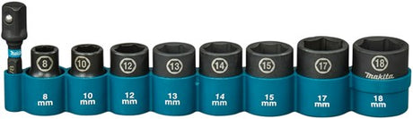 Imp Makita stikdåsesæt akt sort, 3 8 9-delt - e-16639