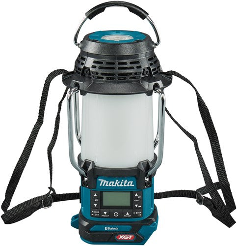 Makita MR010GZ 40V Max campinglampe med radio og Bluetooth | uden batterier og oplader - mr010gz