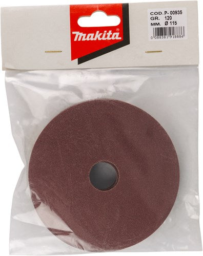 Makita tilbehør fiberskive k120 115 mm - p-00935