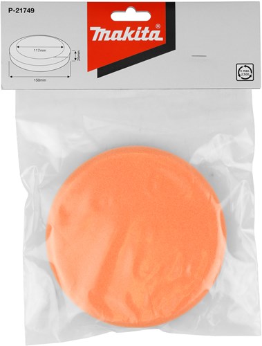 Makita tilbehør polerskive orange - p-21749