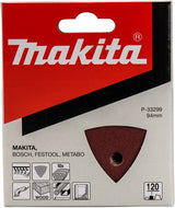 Makita tilbehør slibeark 3-k k120 rød v. - p-33299