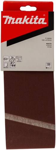 Makita tilbehør slibebånd k150 100x610 rød - p-36930