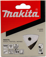 Makita tilbehør slibeark 3-k k60 hvid v. - p-42690