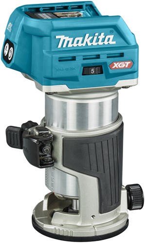 Makita rt001gz10 top- og kantfræser | 40v maks. | uden batterier og oplader | inkl. forskellige fødder | i mbox - rt001gz10