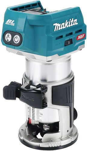 Makita rt001gz14 top- og kantfræser | 40v maks. | uden batterier og oplader | i æske - rt001gz14