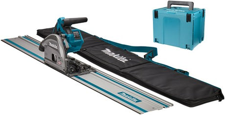 Makita sp001gz04 dyksavet rundsav | sæt | 40v max |165mm | uden batterier og oplader | med aws sender + styreskinne 1500 mm + taske