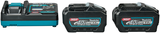 Makita startsæt xgt dc40ra 2x bl4050f | 40v 5.0ah batteri - 1911v6-0