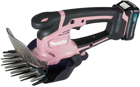 Makita um600dsap cxt 12 v max græssaks (pink) 2,0 ah batteri (1 stk), oplader, i æske