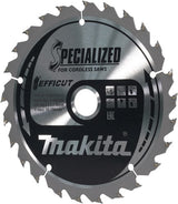 Makita tilbehør makita savklinge | træ | 150x20x1,4 | 25t | 23 grader - e-06909