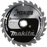 Makita tilbehør makita savklinge | træ | 150x20x1,4 | 25t | 23 grader - e-06909
