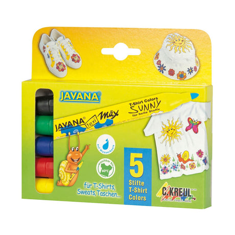 Van der Doelen Javana Texi Max Sunny tekstiltusch 5 grundfarver