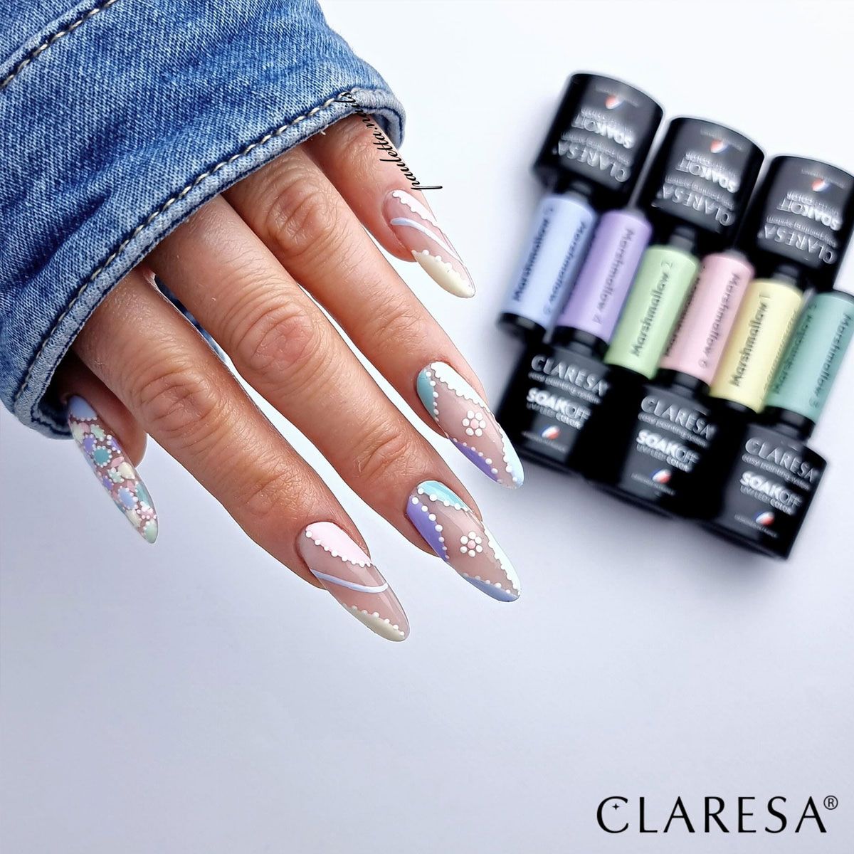 Claresa UV LED Gel Polish 5ml Marsh Mallow 2