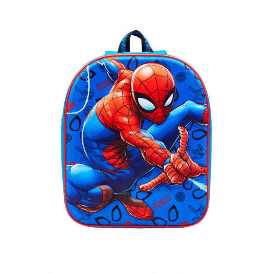 Marvel Spider-Man 3d rygsæk 30 x 25 drenge blå