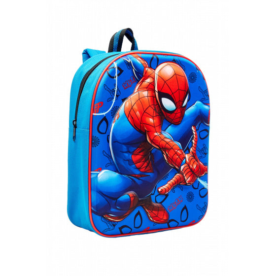 Marvel Spider-Man 3d rygsæk 30 x 25 drenge blå