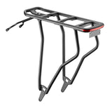 Massload bagholder aluminium mik, mat sort med Spanta lampe