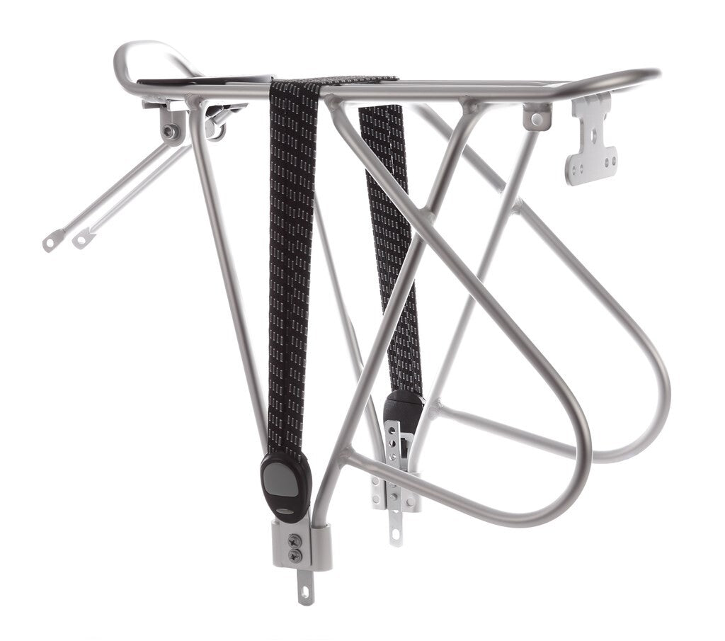 Bagageholder 26-28 tommer aluminiumsølv