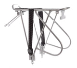Bagageholder 26-28 tommer aluminiumsølv