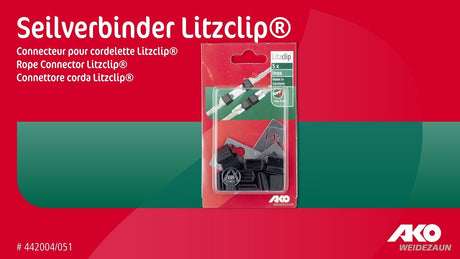 Ako produkter ledningsstik litz clip rustfrit stål 6mm 5 stk