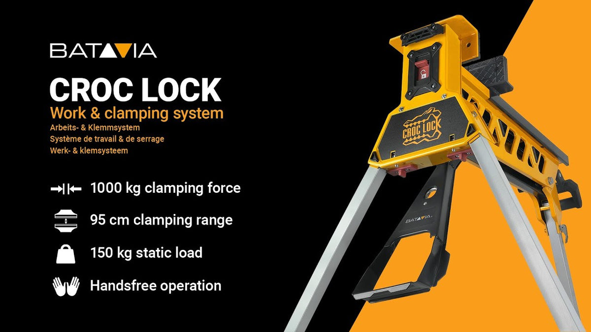Batavia produkter croclock arbejdsbord og spændesystem
