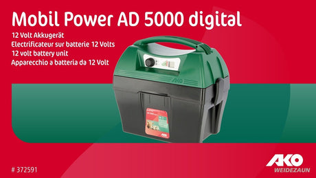 Ako produkter sun power s250 elhegn spændingsgiver med solpanel