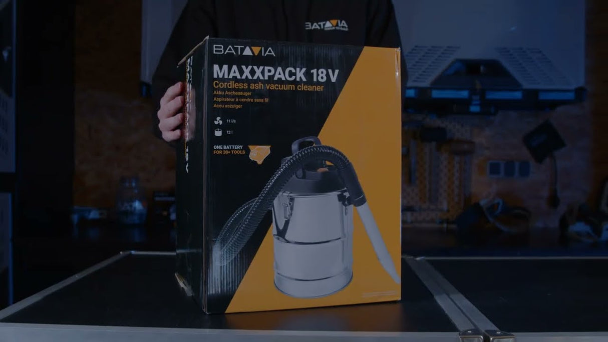 Batavia produkter maxxpack 18v batteri aske støvsugerhus