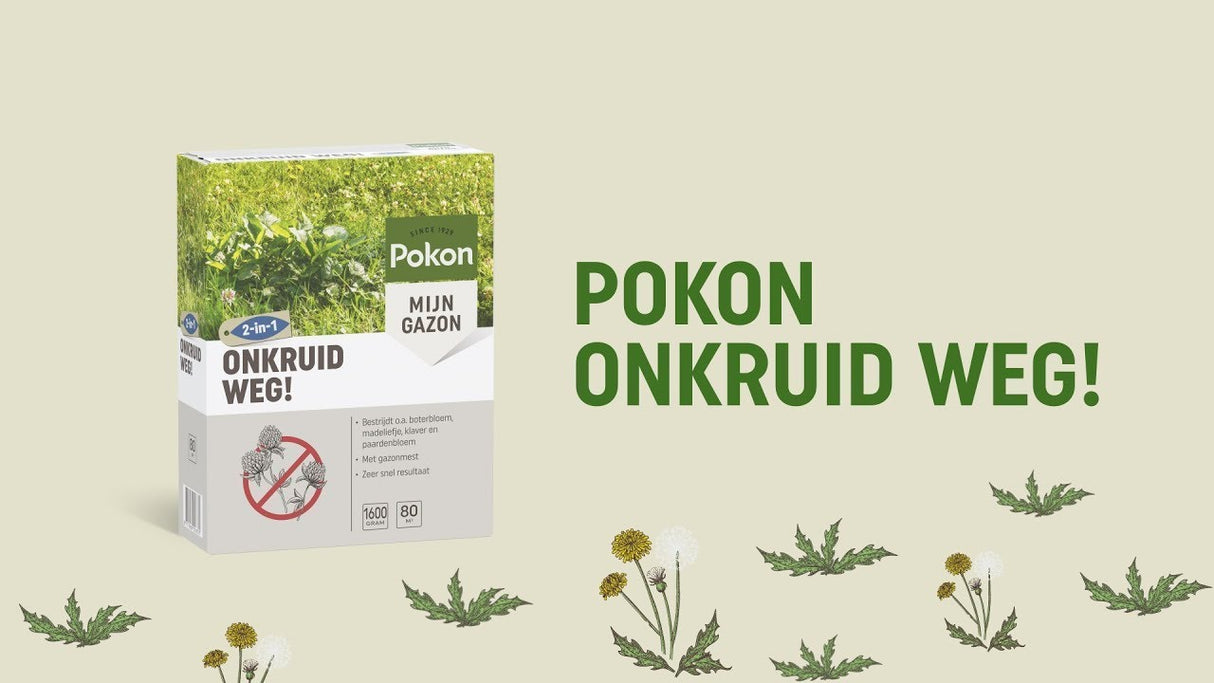 Pokon produkter luger væk 40 m2 800 gr