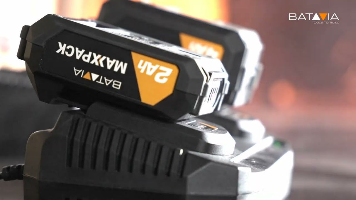 Batavia produkter maxxpack 18v batteri led lampehus