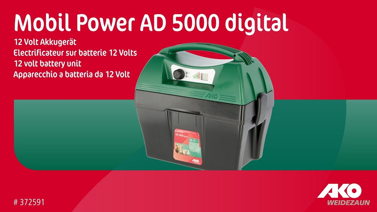 Ako produkter mobil power ad 5000 digital 12v batteri enhed