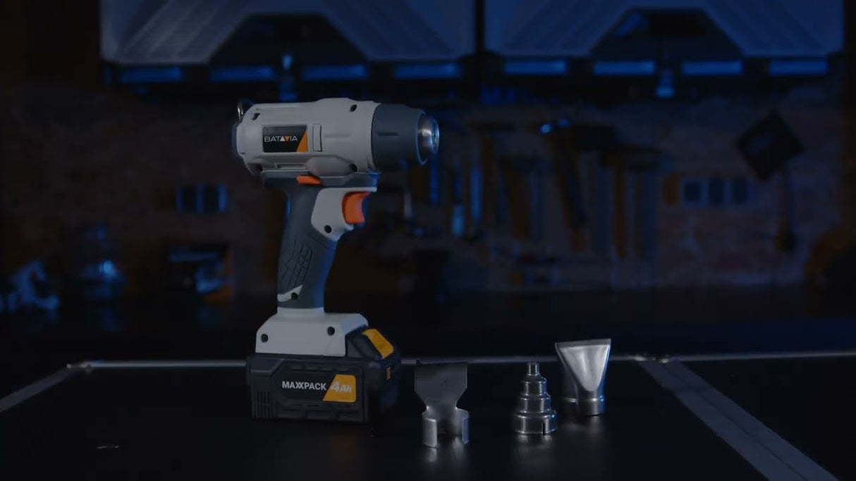 Batavia produkter maxxpack 18v batteri maling brænder varmluft pistol krop