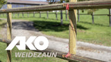 Ako products hegnstilslutningskabel dobbelt krokodilleclips 40mm bånd