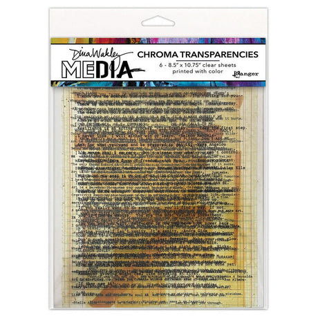 Ranger ink ranger • dina wakley media chroma transparenter maskinskrevne citater