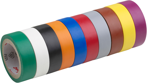 Meister isoleringstape 3,3m 10 stk. -wu7451430