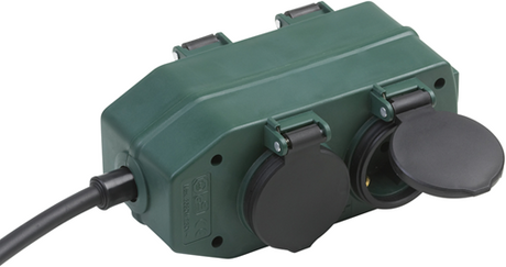 Meister strømskinne 4v ip44 2m gr sort - wu7430940