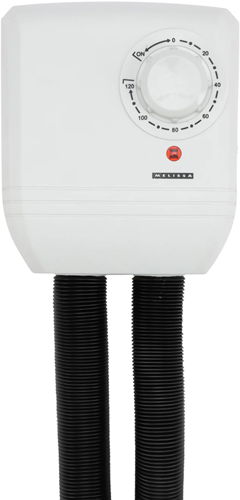 Enzo melissa 16540009 skotørrer | to slanger til et par sko eller støvler | 250w | hvid - 16540009