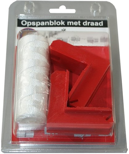Melkmeisje mikky opspanblokjes + metselkoord op zb - mm337002 - mm337002