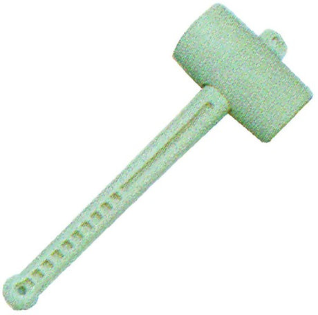 Melkmeisje rubber tegelhamer, wit, vlekvrij 60mm. - mm781060