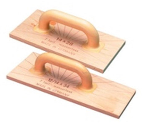 Melkmeisje schuurbord hout, kunststof greep 360x200 - mm324360
